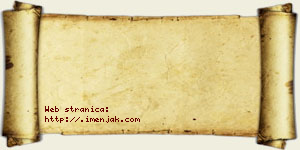 Blaža Vasiljković vizit kartica